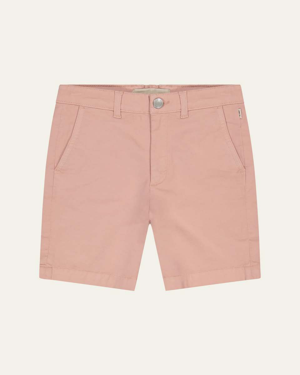 Boy's Jacob Cotton Twill Chino Shorts, Size 4-7
